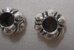 Pandora Set van 2 zilveren Journey Bead Charms nr.250, Sieraden, Tassen en Uiterlijk, Bedels, Verzenden, Pandora, Zo goed als nieuw