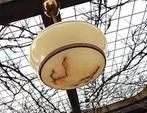 Leuke Oude Lamp - art deco antiek brocante landelijk, Huis en Inrichting, Lampen | Hanglampen, Gebruikt, Ophalen of Verzenden