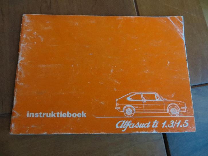 Instructieboek Alfa Romeo Alfasud Ti 1.3, Ti 1.5 1978, Auto diversen, Handleidingen en Instructieboekjes, Ophalen of Verzenden