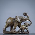E.Chirume - Olifant en kalf, Ophalen of Verzenden