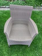Set van 4 taupe kleurige tuinstoelen, Ophalen of Verzenden, Gebruikt, Kunststof