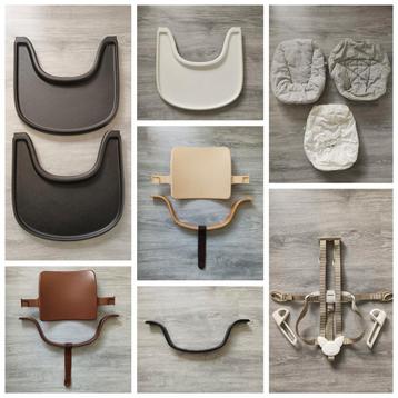 Diverse Stokke Tripp Trapp accessoires: tray,tuigje,babyset beschikbaar voor biedingen