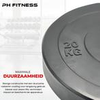 PH Fitness Bumper Plates 10KG – 50mm Olympische 2 Stuks, Nieuw, Ophalen of Verzenden, Info@phfitness.nl, Zurichstraat 20