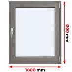 Aluminium Raam met Kozijn op Maat met dubbel Glas Ramen, 75 tot 150 cm, Verzenden, Raamkozijn, Inclusief glas