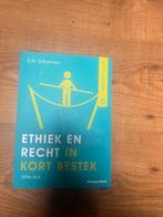 Edward Schotman - Ethiek en recht in kort bestek, Ophalen of Verzenden, Zo goed als nieuw, Edward Schotman