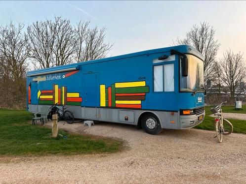 Daf buscamper touringcar camper met garage, Caravans en Kamperen, Campers, Particulier, tot en met 4, Buscamper of Camperbus, Overige merken