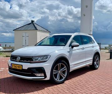 VW Tiguan DSG R-line 2.0TSI 132KW/180PK 4M A7 M16 2016 Wit beschikbaar voor biedingen