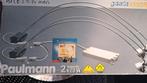 Schilderijlampjes, 4x, aluminium met trafo, Huis en Inrichting, Halogeen, Metaal of Aluminium, Ophalen of Verzenden, Zo goed als nieuw