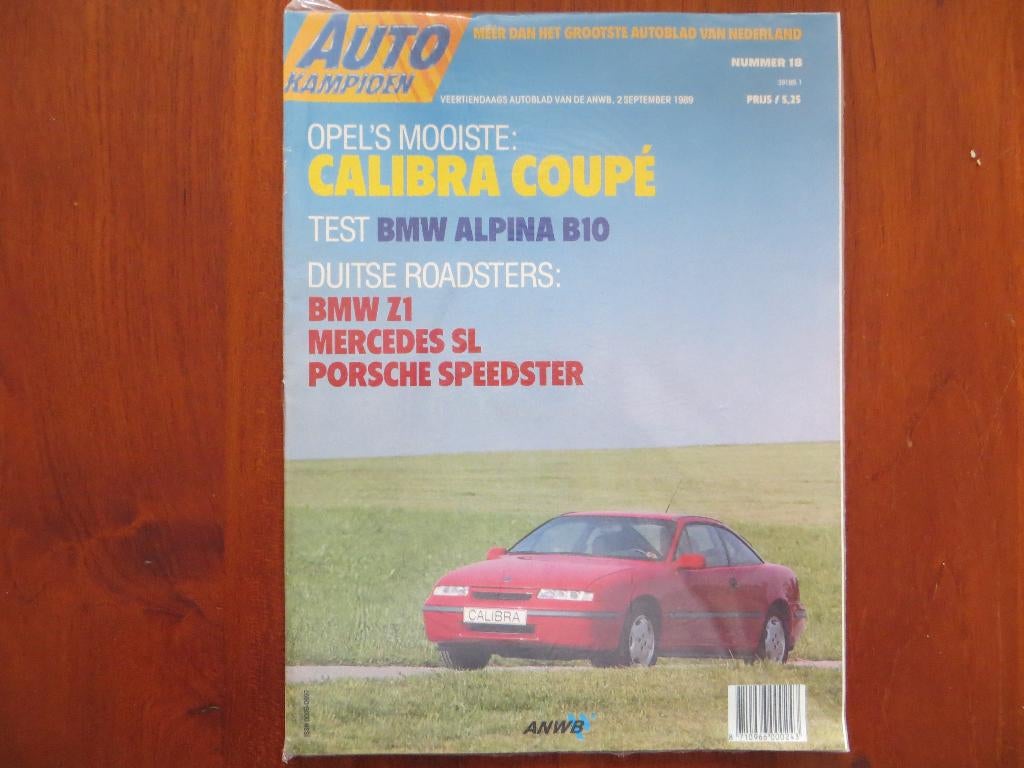 Autokampioen 18 1989 Opel Calibra, Alpina B10, BMW Z1, Ophalen of Verzenden, Nieuw, BMW