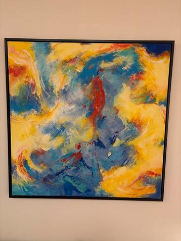 Abstract Schilderij Paul Franssen - Erotisch beschikbaar voor biedingen