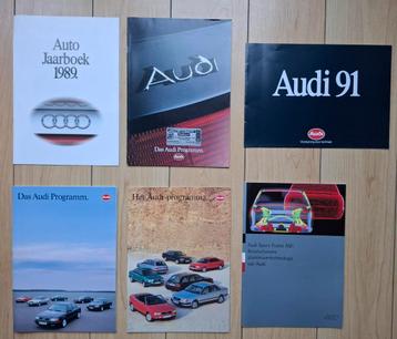 Audi verzamel folders, 28 stuks. € 30,-- beschikbaar voor biedingen