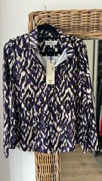 Blouse mt L Andcowoman nieuw paars creme zwart, Ophalen of Verzenden, Nieuw, Maat 38/40 (M), Zwart