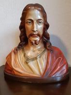 Antiek borstbeeld Jezus gesigneerd G. Carli, Ophalen