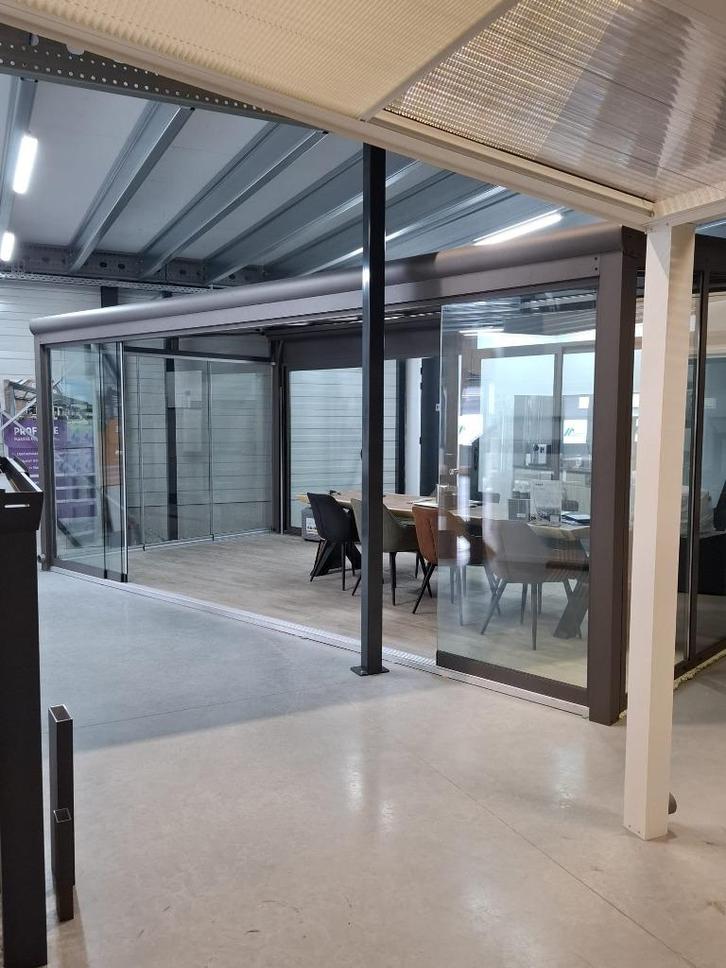 Glas-veranda overkapping  6000x3000mm, Tuin en Terras, Overkappingen, Zo goed als nieuw, Veranda, Ophalen