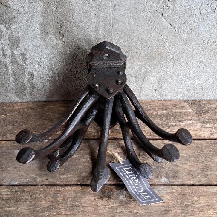 Lifestyle metalen kapstokhaak haak muurhaak 5 haken *Etage3*, Huis en Inrichting, Woonaccessoires | Overige, Nieuw, Ophalen of Verzenden