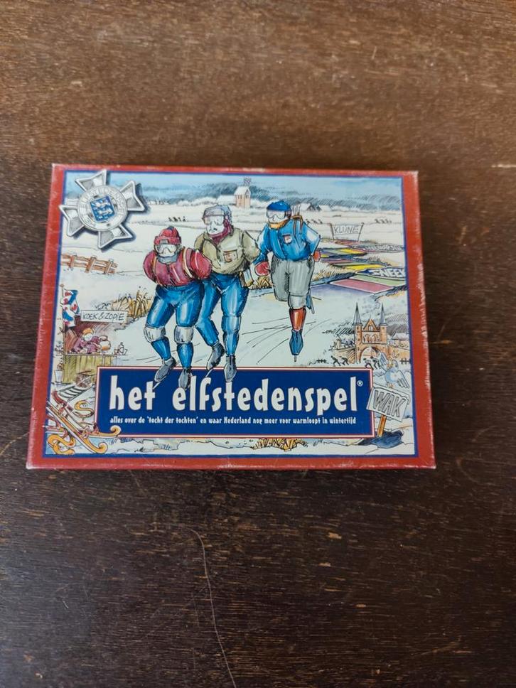 Uniek Bordspel: Het Elfstedenspel - Beleef de Tocht der Toch, Hobby en Vrije tijd, Gezelschapsspellen | Bordspellen, Zo goed als nieuw