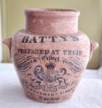 Battys Mustard London antiek aardewerk mosterd potje, Ophalen of Verzenden