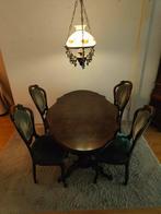 Barok houten eetkamertafel inclusief stoelen. Eethoek, Ophalen