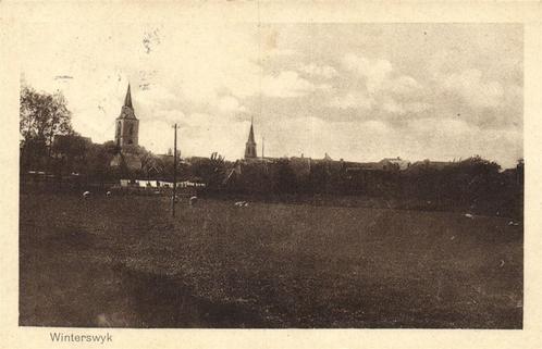 Winterswyk - gezicht op - gelopen, Verzamelen, Ansichtkaarten | Nederland, Gelopen, Utrecht, 1940 tot 1960, Ophalen of Verzenden