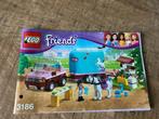 Lego Friends 3186 Emma’s Paardentrailer, Ophalen of Verzenden, Zo goed als nieuw, Complete set, Lego