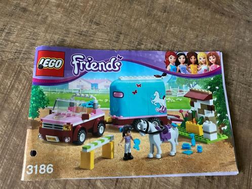 Lego Friends 3186 Emma’s Paardentrailer, Kinderen en Baby's, Speelgoed | Duplo en Lego, Zo goed als nieuw, Lego, Complete set
