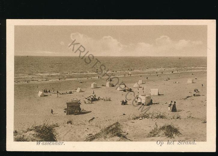 Wassenaar - Op het Strand [KRST009-2562, Verzamelen, Ansichtkaarten | Nederland, Ongelopen, Zuid-Holland, 1920 tot 1940, Verzenden