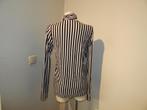 Stieglitz kolletje zwart wit gestreept nieuw met label XL, Kleding | Dames, Verzenden, Wit, Maat 46/48 (XL) of groter, Nieuw
