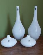 4 Ikea designer Vase Salong Opal glass Johanna Jellinek, Overige kleuren, Ophalen of Verzenden, Minder dan 50 cm, Glas