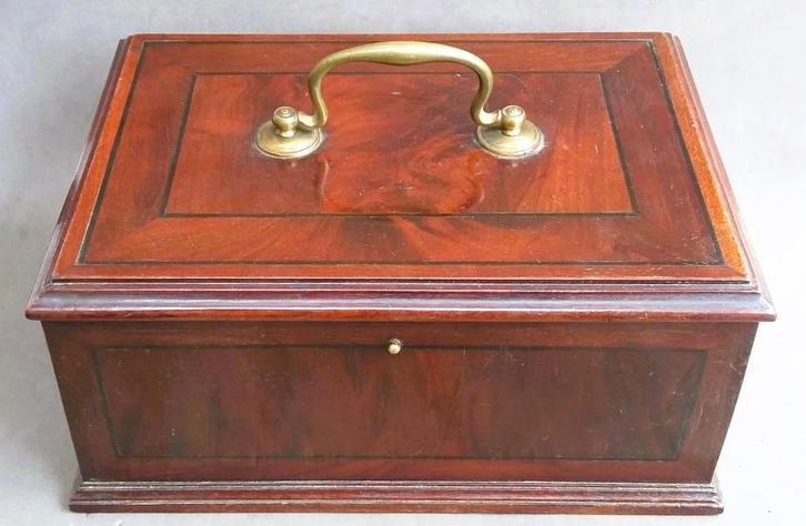 Om1800-1850 ZEER MOOI Palissander Houten Opberg Kist Kistje, Antiek en Kunst, Antiek | Woonaccessoires, Ophalen of Verzenden