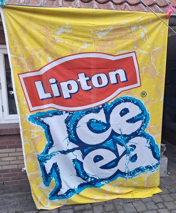Mega grote Vlag Lipton Ice Tea Origineel 290×200 cm  beschikbaar voor biedingen