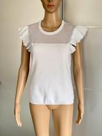 J287 Nikkie maat 38=M top wit shirt, Maat 38/40 (M), Wit, Ophalen of Verzenden, Zo goed als nieuw