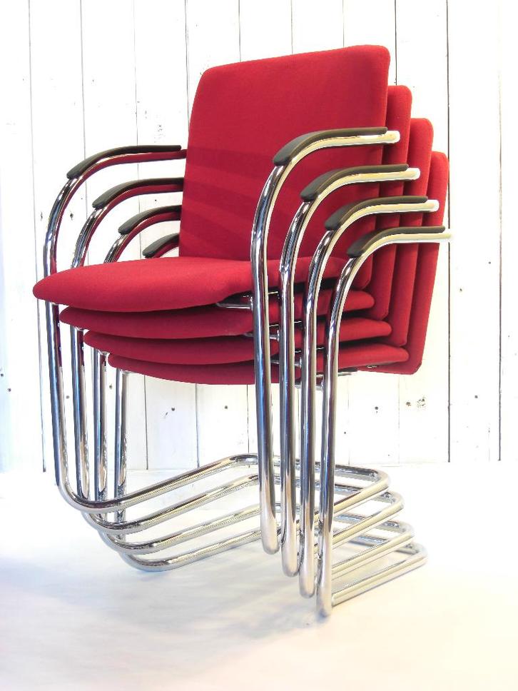 Lande Cole Modus Sledestoel, Huis en Inrichting, Stoelen, Gebruikt, Vijf, Zes of meer stoelen, Metaal, Stof, Overige materialen