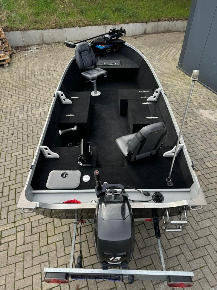 Smokercraft Sylvan Visboot - Volledig Gerenoveerd!, Watersport en Boten, Motorboten en Motorjachten, Zo goed als nieuw, Aluminium
