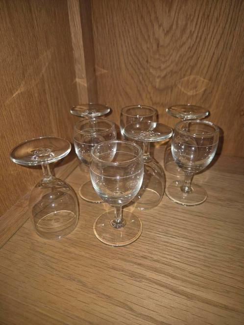 Set van 8 Borrelglaasjes, Antiek en Kunst, Antiek | Glas en Kristal, Ophalen