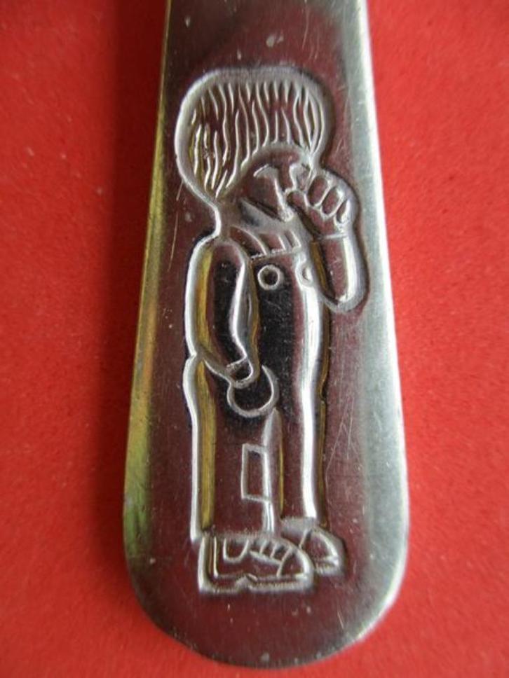 (KB4720) Kinderbestek Gegraveerd PASCALLE vork, Kinderen en Baby's, Overige Kinderen en Baby's, Gebruikt, Ophalen of Verzenden