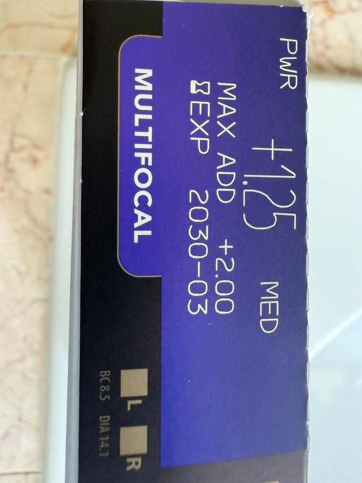 Dailies TOTAL 1 Multifocal one day contact lenses, Diversen, Overige Diversen, Nieuw, Ophalen of Verzenden