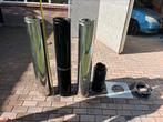 Kachelpijp dubbelwandig + extra, Doe-het-zelf en Verbouw, Ophalen, Gebruikt, Kachel, 60 tot 150 cm