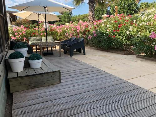 Saint Tropez direct aan het Pampelonnestrand chalet te huur, Vakantie, Vakantiehuizen | Frankrijk, Provence en Côte d'Azur, Chalet, Bungalow of Caravan