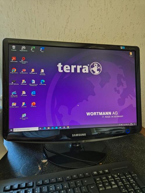 Samsung Monitor - 22 inch - LCD - PC, Computers en Software, Monitoren, Gebruikt, DVI, VGA, TN, HD, 1 tot 2 ms, Ophalen of Verzenden