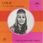 Lola - Lente In September geef mijn hart terug, Verzenden, Zo goed als nieuw, Overige formaten, Levenslied of Smartlap