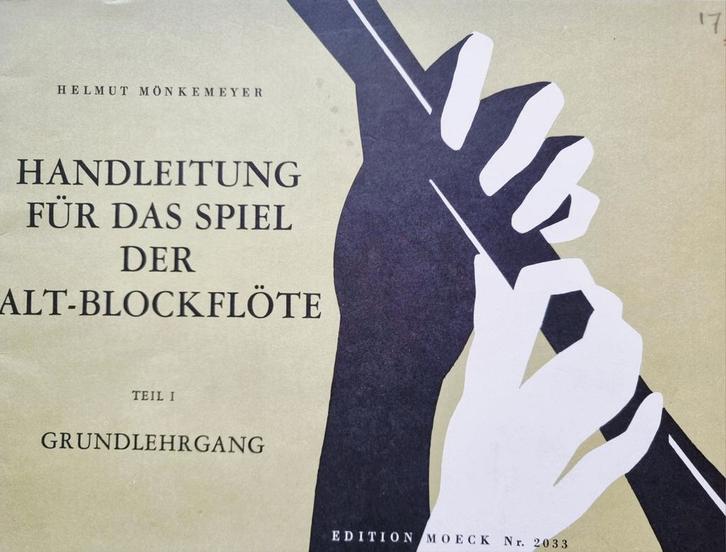 Altblokfluit Handleiding Moeck Deel 1 - Goede Staat, Muziek en Instrumenten, Bladmuziek, Gebruikt, Les of Cursus, Populair, Blokfluit