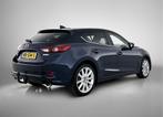 Mazda 3 2.0 SkyActiv-G 120 GT-M | Trekhaak | Adap Cruise | B, Auto's, Mazda, Gebruikt, Blauw, Bedrijf, 600 kg