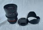 Samyang 35mm T1.5 Cine Lens Canon EF vatting, mint condition, Ophalen of Verzenden, Zo goed als nieuw, Groothoeklens