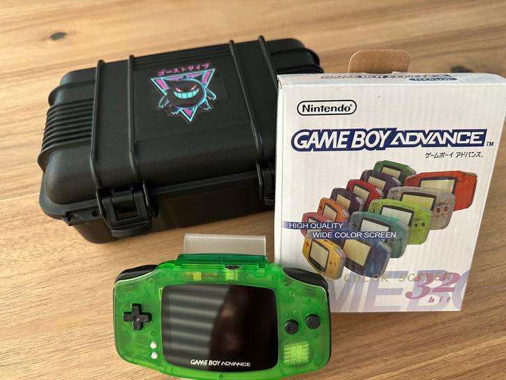 Gameboy Advance IPSv5 met Pokemon Emerald, Spelcomputers en Games, Spelcomputers | Nintendo Game Boy, Refurbished, Game Boy Advance