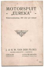 Motorspuit Eureka brandweer Leeuwarden Friesland brochure, Ophalen of Verzenden, Zo goed als nieuw, Overige vervoermiddelen