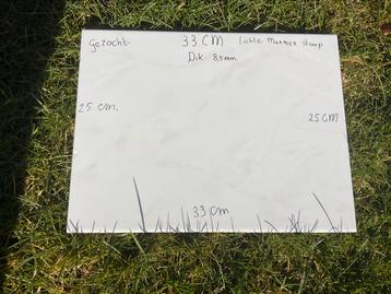 Gezocht Badkamer tegels 33 x 25 cm 8,5 mm dik  beschikbaar voor biedingen