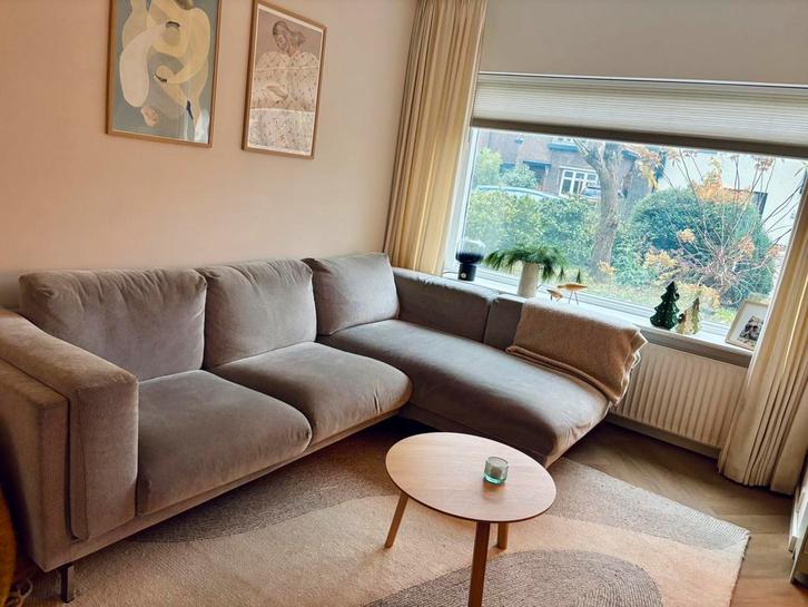 Hoekbank Ikea Nockeby, Huis en Inrichting, Banken | Complete zithoeken, Zo goed als nieuw, Ophalen