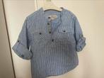 Bloesje blouse L.O.G.G. maat 92 blauw wit, Gebruikt, H&M, Overhemd of Blouse, Ophalen of Verzenden