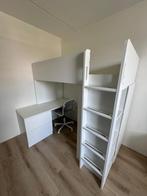 IKEA SMÅSTAD hoogslaper met bureau, kledingkast, planken én, Kinderen en Baby's, Ophalen, Gebruikt, Hoogslaper