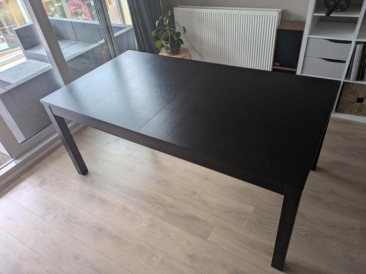 IKEA uitschuifbare tafel, Huis en Inrichting, Tafels | Eettafels, Gebruikt, 50 tot 100 cm, 150 tot 200 cm, Vijf personen of meer
